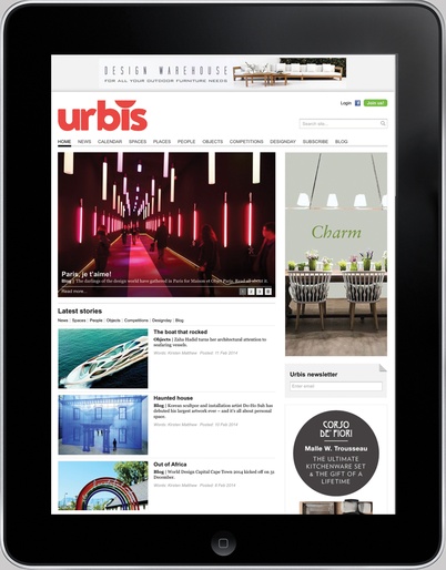 Urbis Magazine website